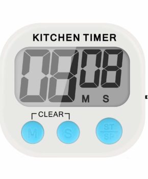 STLSTT Digital Kitchen Cooking Timer-Large LCD Display,Loud Alarm, Magnetic Backing, Stand - Minute Second Count Up , Countdown for Cooking, Baking, Sports, Beauty, Resting, Meeting, Testing
